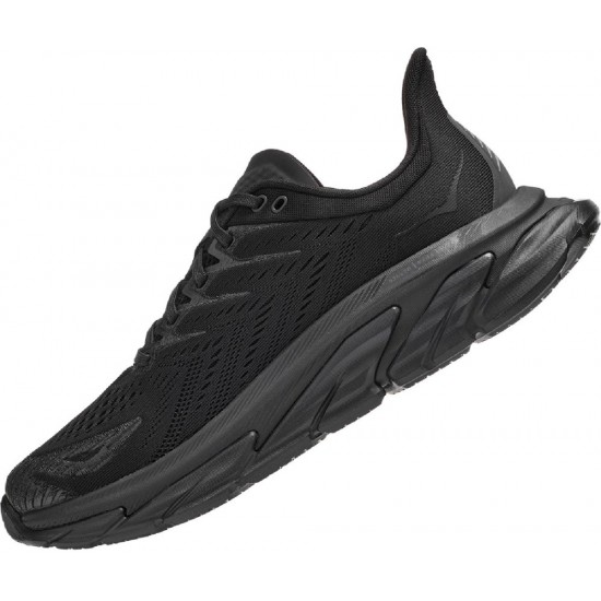 Hoka Clifton Edge Road Running Shoes Black/Black Men