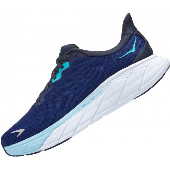 Hoka Arahi 6 Road Running Shoes Outerspace/Bellwether Blue Men