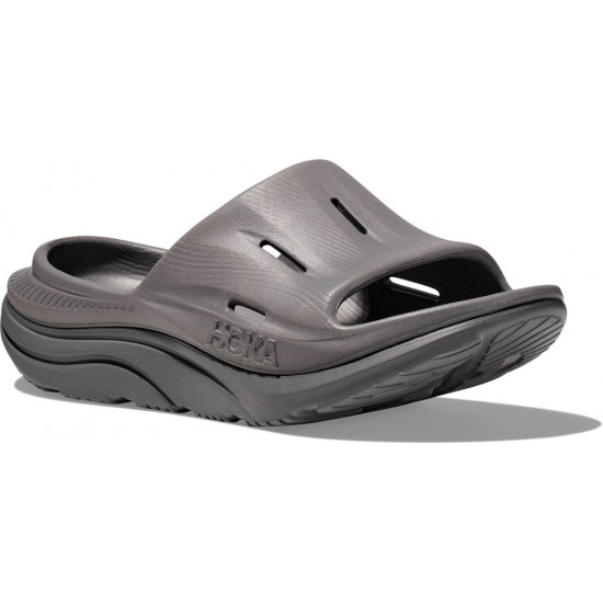 Hoka ORA Recovery 3 Slides Grey/Grey Men