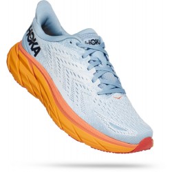 Hoka Clifton 8 Road Running Shoes Summer Song/Ice Flow Women