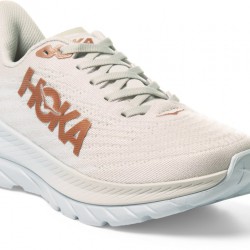 Hoka Mach 5 Road Running Shoes White/Copper Women