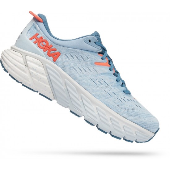 Hoka Gaviota 4 Road Running Shoes Blue Fog/Plein Air Women