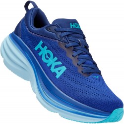 Hoka Bondi 8 Road Running Shoes Bellwether Blue/Bluing Men