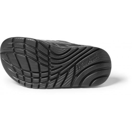 Hoka ORA Recovery Slides Black/Black Women