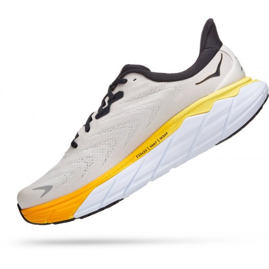 Hoka Arahi 6 Road Running Shoes Nimbus Cloud/Blanc De Blanc Men