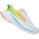 Hoka Bondi X Road Running Shoes White/Evening Primrose Women